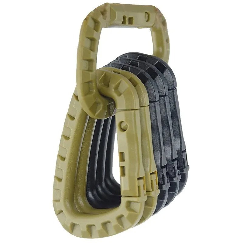 Chain Quick Link - Set di moschettoni tattici in plastica,