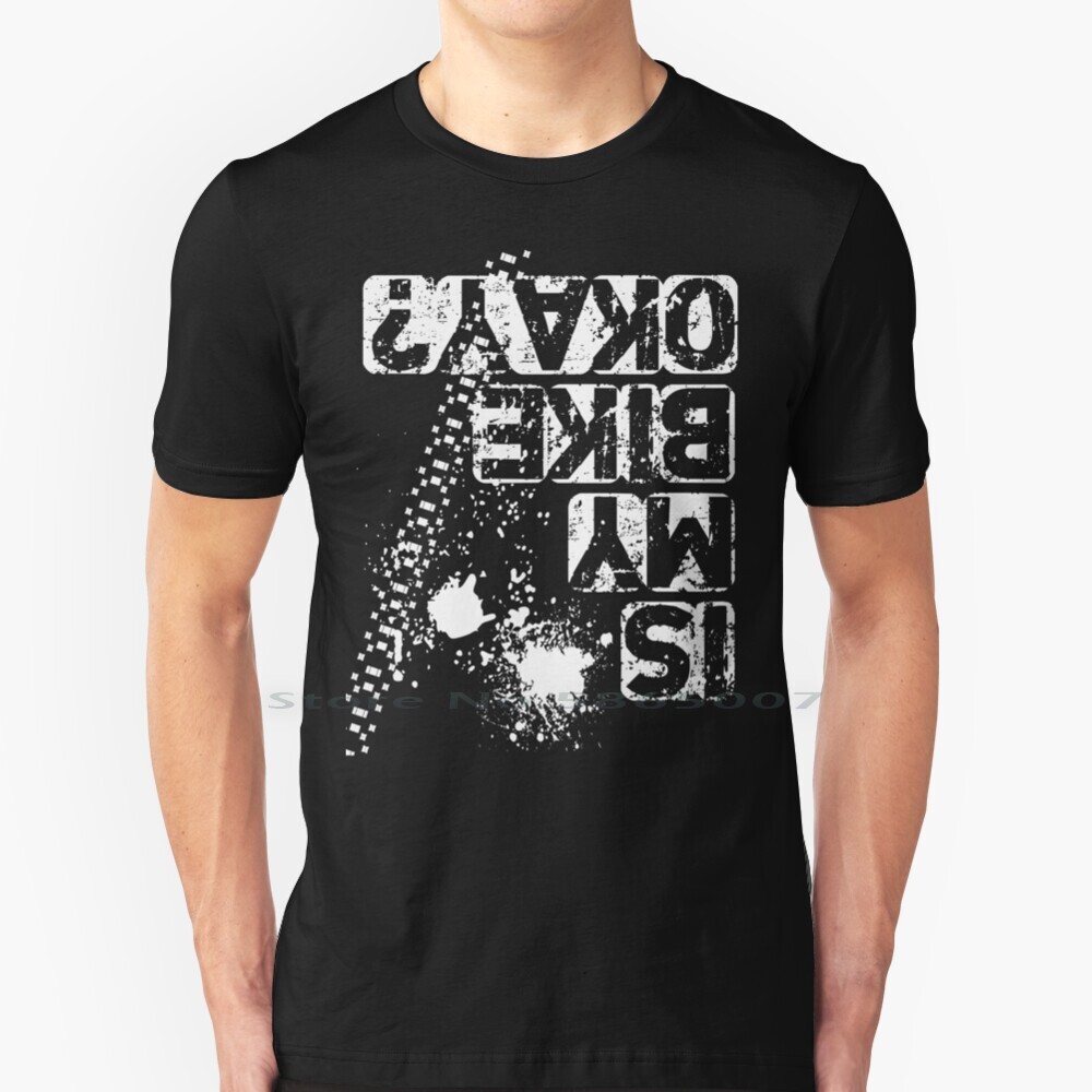 Mountain Biking Shirts - La mia bici è Ok? -White