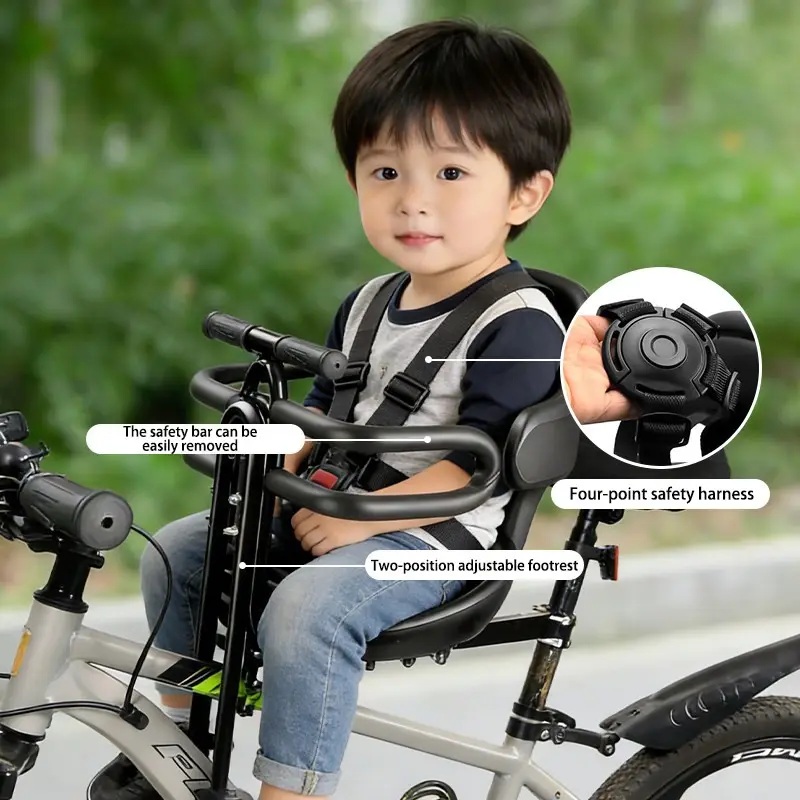 Mountain Biking Kids - Seggiolino Anteriore per Bicicletta per Bambini