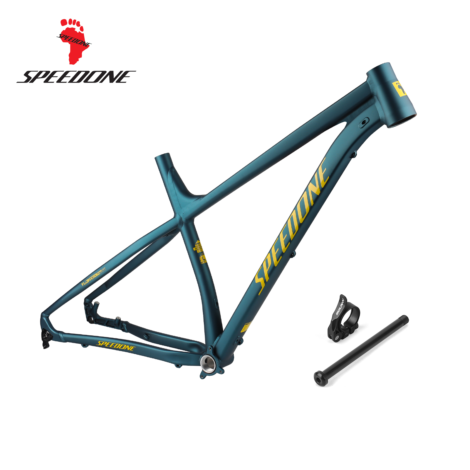 Mountain Biking Colorado - SPEEDONE Telaio per Bicicletta 29er 148mm