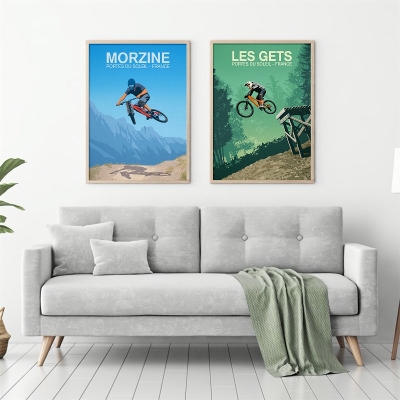 Mountain Bike Trail Poster Sno - Mountain Biking Pictures recensione e prezzo