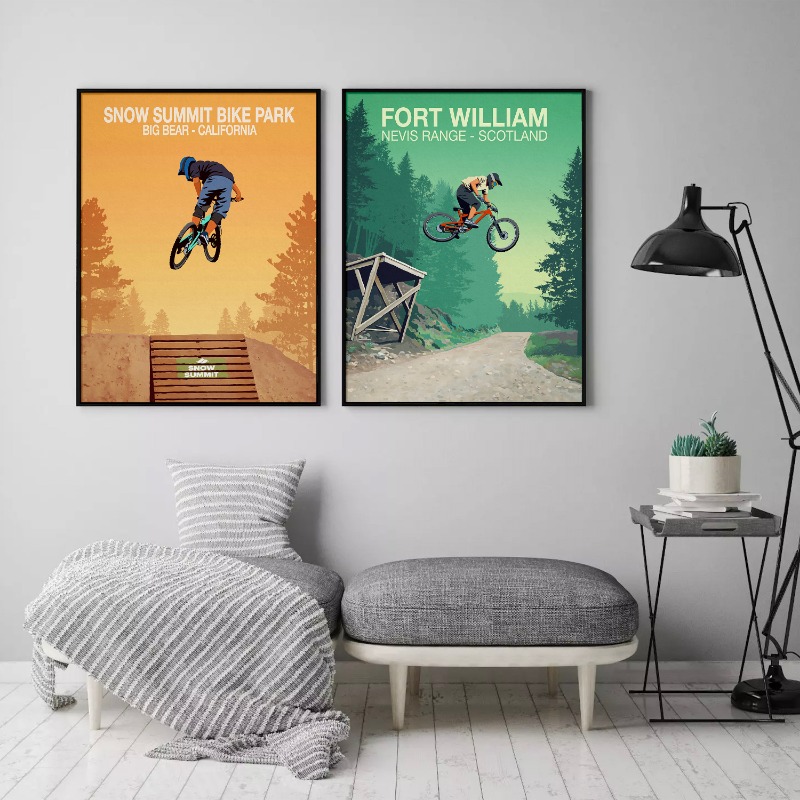 Mountain Bike Trail Poster Sno - Mountain Biking Pictures recensione e prezzo