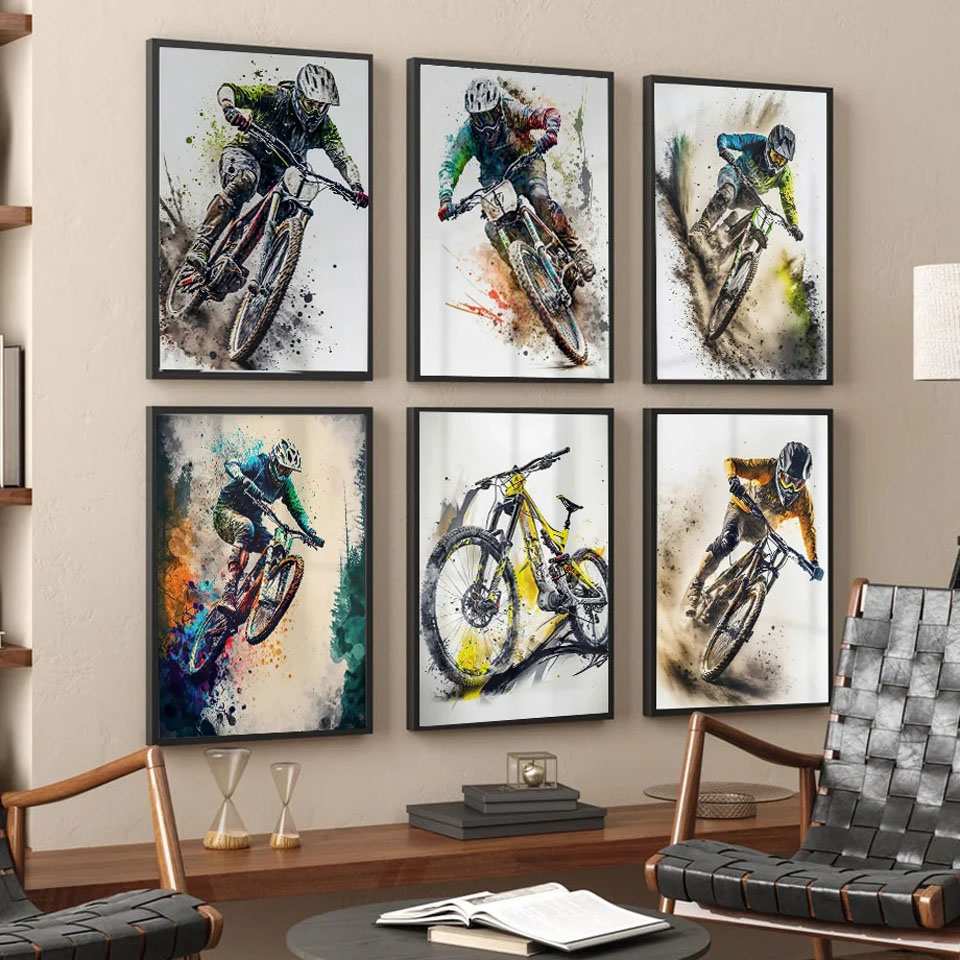 Mountain Bike Sport Wall Art P - Mountain Biking Pictures recensione e prezzo