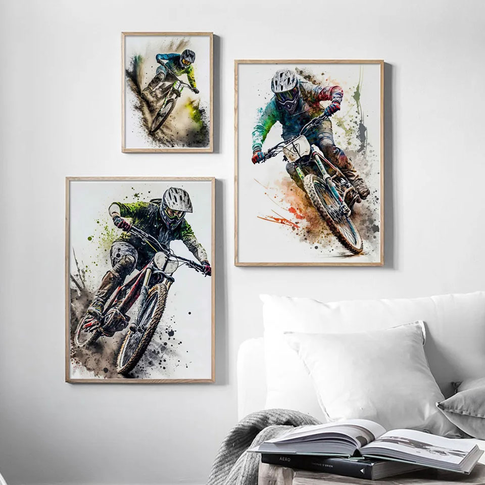Mountain Bike Sport Wall Art P - Mountain Biking Pictures recensione e prezzo